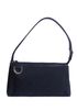 Abbey Pochette, &pound;295, Handbags, Black, Canvas, Front view